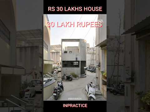 Epic 30 Lakh Rupees 2 Storey House | #shorts #home #whyarch #architecture #homedesign
