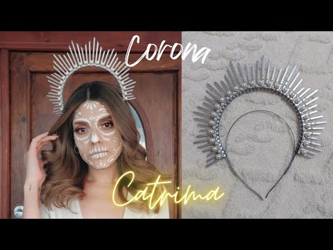 DIY Corona de catrina ♡ Halo crown ♡ Erandy Pax