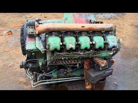 Men Restore DESTROYED Mercedes Truck Engine | Start to Finish @Mechanical-Hands