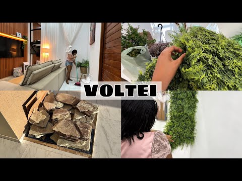 VOLTEI | PORQUE SUMI ?| NOVA DECORAÇÃO DA SALA | ORGANIZAÇÃO + DIAS DIFÍCEIS POR AQUI!!