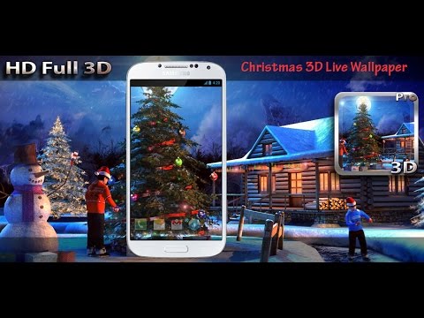christmas 3d live wallpaper video