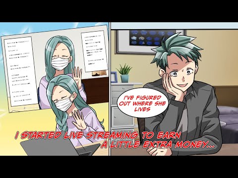 I started live streaming to earn a little extra money... [Manga Dub]