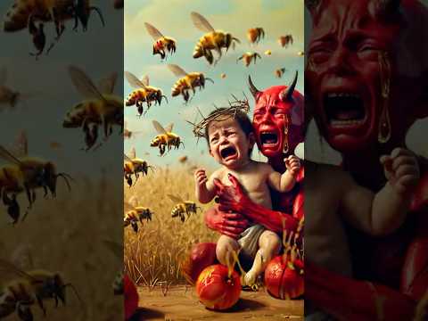 Jesus with the lovely devil #short #fe #jesuschrist #edit
