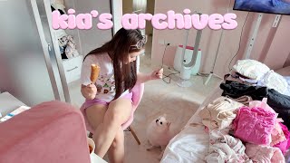 KIA’S COLLEGE ARCHIVES | back in Baguio, days with Sugar, and organizing my closet! ☁️🪞🎀