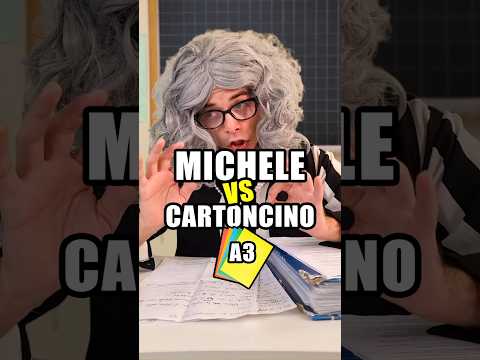 Michele vs Cartoncino A3 ๐คฏ