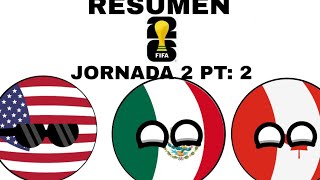 RESUMEN JORNADA 2 DEL MUNDIAL 2026 CON COUNTRYBALLS PT: 2