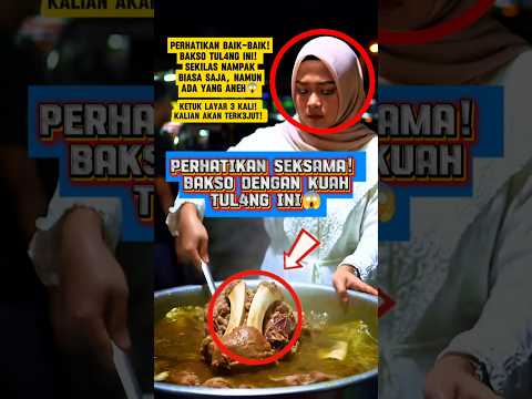 Bakso Kuah Tul4ng😱‼️#bakso #streetfood #shorts #viralshorts