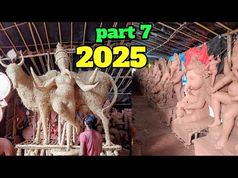 Ganesh murti making hospet 2025 !! || Part 7||      #arttechtapas
