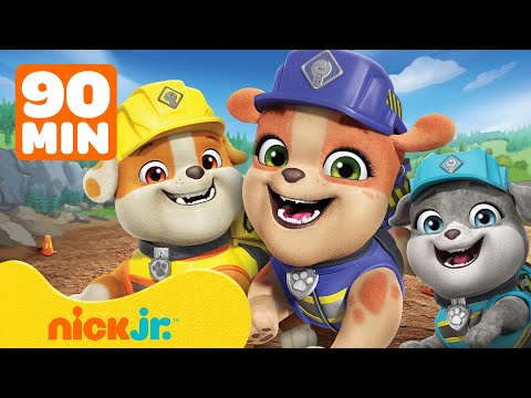 Rubble e Sua Turma | Os MELHORES Momentos de Construção com Mix + Rubble & Sua Turma! | Nick Jr.