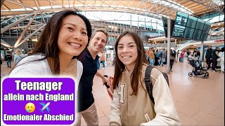 Abschied von Clara ✈️💔 Teenager fliegt nach England! Ohne Eltern auf Sprachreise! Mamiseelen
