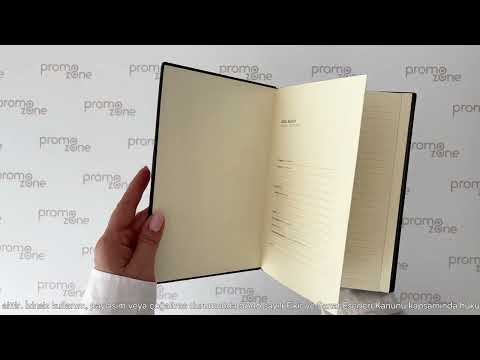 14 x 21 cm Termo Deri Sert Kapaklı Tarihsiz Defter, 224 Sayfa, 80gr Ivory İç Kağıt, Kenarları Boyalı, Metal Tokalı, Metal Baskı Alanı Promozone