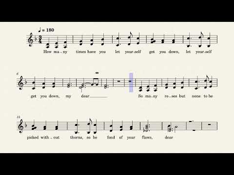 My Rose // Beyonce (Transcription)