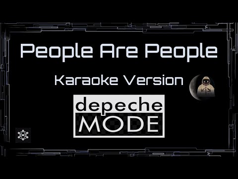 Depeche Mode • People Are People (CC Karaoke / Instrumental) [UVR]