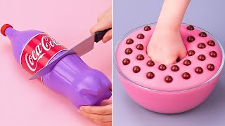 15+ Ide Kreatif Menghias Kue Warna PINK & UNGU untuk Semua Orang | Ide Menghias Kue Cokelat Termudah