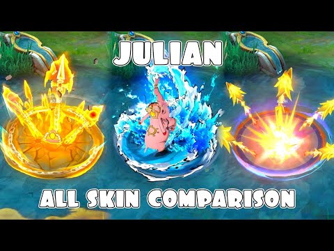 Julian All Skin Comparison