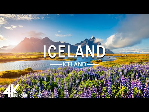FLYING OVER ICELAND (4K UHD) - Relaxing Music Along With Beautiful Nature Videos - 4K Video HD