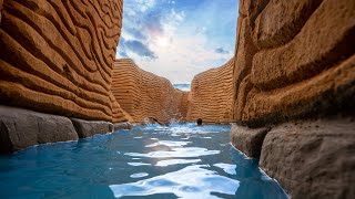 How to Build The Most Amazing Underground Slide Water Park Swimming Pool