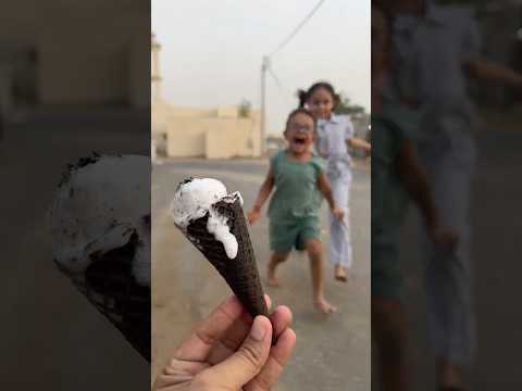 مين أخذ الأيس كريم 😋🍦🍉 #shorts