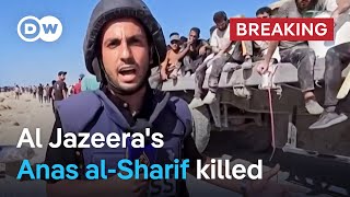 Israeli strike kills five Al Jazeera journalists in Gaza | DW News