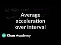 Understanding Average Acceleration