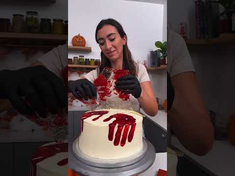👻🍨 Halloween Horror Ice Cream Cake #Shorts