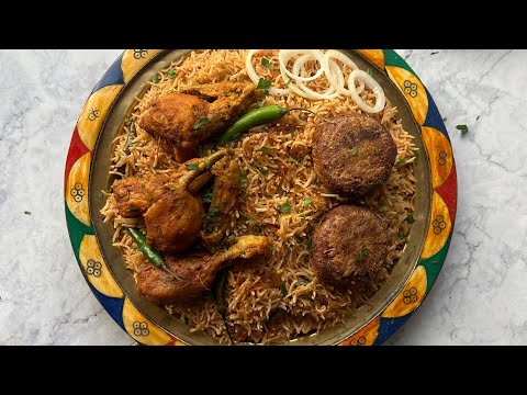 Savour foods style Pulao , Shami Kebab and Steamed Chicken