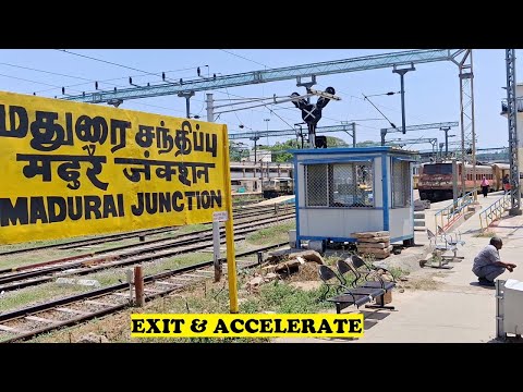 WAP4 Exit Madurai Junction & Accelerate | Palakkad Tiruchendur Express
