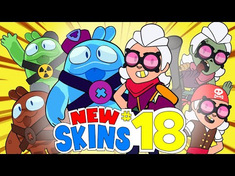 ⭐️ SQUEAK & BELLE NEW SKINS IDEAS - BRAWL STARS ANIMATION #18