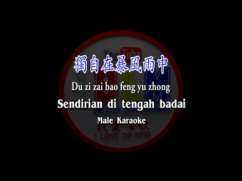Du zi zai bao feng yu zhong – 獨自在暴風雨中 – Male – Karaoke – Terjemahan – Pinyin – Lyrics – Lirik