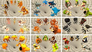 ALL EVOLUTION AI ITALIAN BRAINROT MEMES FAMILY SPARTAN KICKING FUNNEL in Garry's Mod