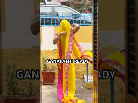 Festival saree ready as dhoti π #yt #ytshorts #dhoti #draping #saree #grwm