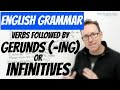 Gerunds and Infinitives Usage