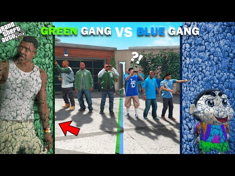 Shinchan Green Gang VS Franklin Blue Gang Hide & Seek Challenge In GTA 5!