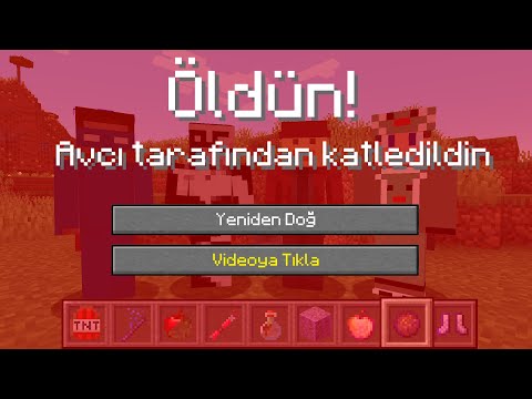 Minecraft Manhunt ama ÖLÜNCE OP EŞYA KAZANIYORUM