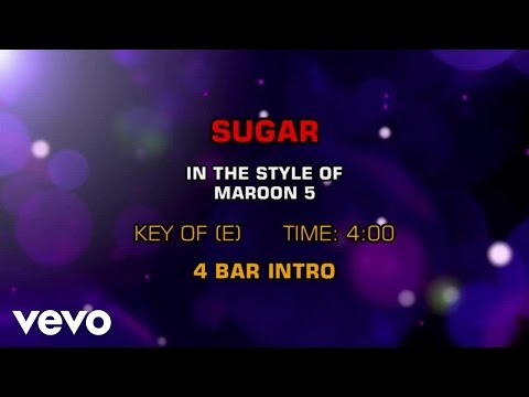 Maroon 5 – Sugar (Karaoke)