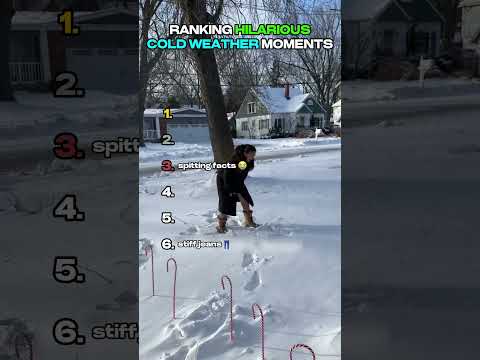 Ranking Hilarious Cold Weather Moments! #coldweather #xyzbca