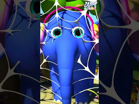 🐘 Ek Mota Hathi | एक मोटा हाथी | Hindi Rhymes for Kids #shorts