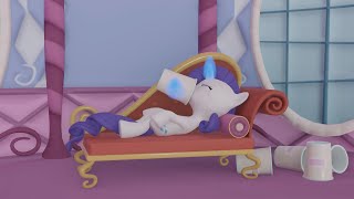 Rarity Eating Ice-Cream