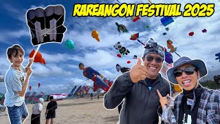 PERTAMAKALI MENGUDARA DI RAREANGON FESTIVAL 2025 International kite 