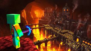 1000 Players Simulate Mining Prison in Minecraft