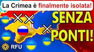 Isolamento totale per la Crimea: i ponti chiave sono stati distrutti