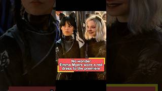 No wonder Emma Myers wore a red dress to the premiere—three details suggest Enid will be sacrificed
