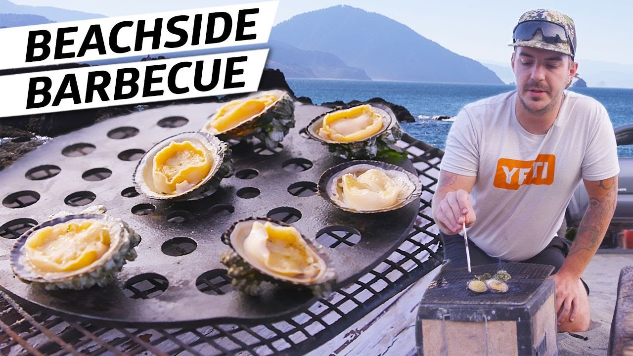 Chef Jacob Harth Barbecues Sea Snails on the Beach Deep Dive