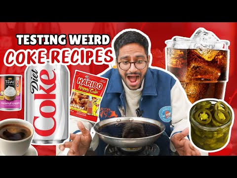 TESTING *WEIRDEST* COCA-COLA RECIPES 😱...DID I LIKE ANYTHING?