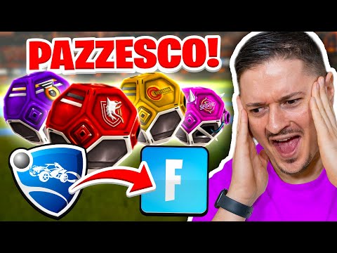 HO PORTATO IL MIO ARMADIETTO DI ROCKET LEAGUE SU FORTNITE! 🔥🚗