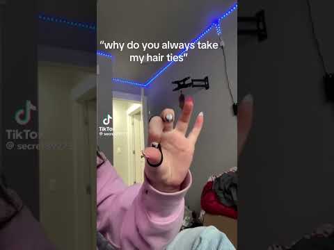 Since y’all asked for a tutorial!! #trend #tiktok #hairtie