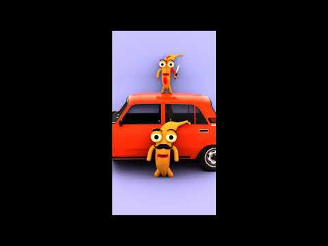 Banana cartoon funny video | Animation meme #technoanimations #banana