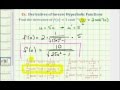 Derivative of Inverse Hyperbolic Cosine Function
