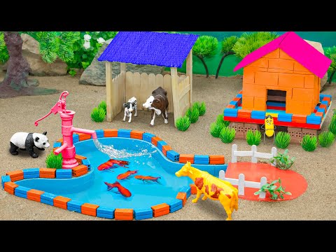 40 Minutes Satisfying Make cow Barn and Farm Diorama | Cattle Farm | DIY Miniature Farm