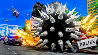 Self Driving Spike Ball In GTA 5 RP